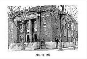 Our Church Old Building April 19, 1925