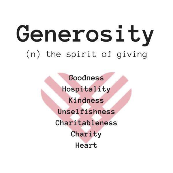 Gestures of Generosity