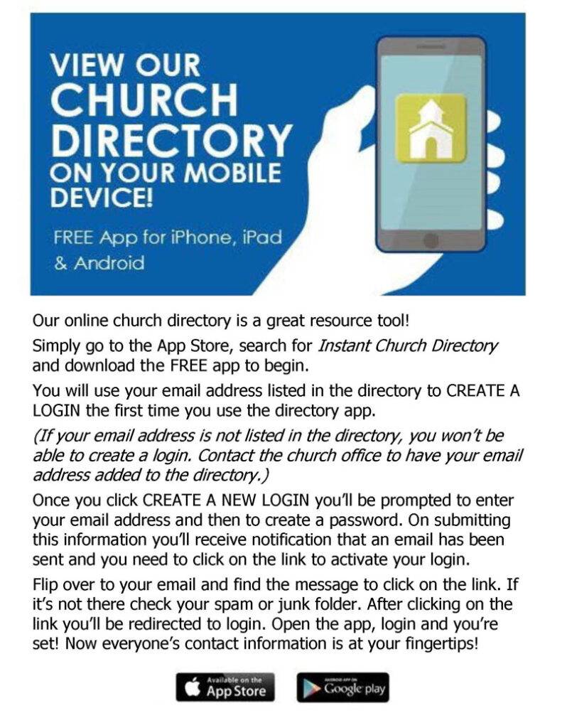 Instant Church Directory