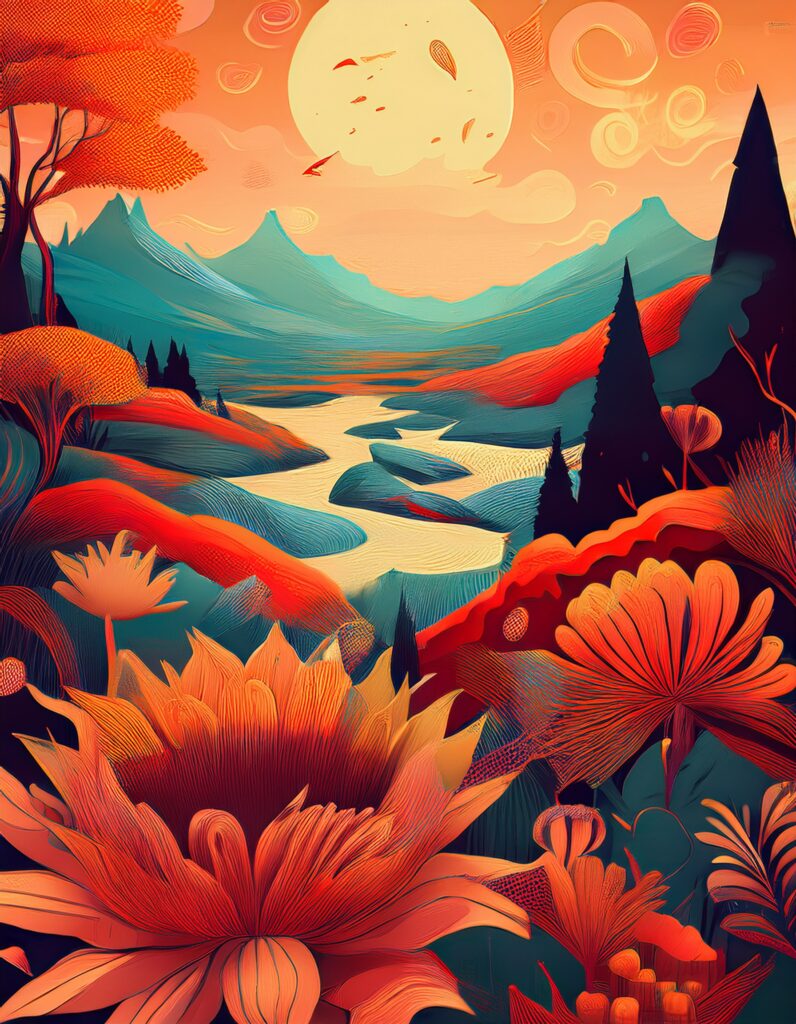 Month of August Digital Art